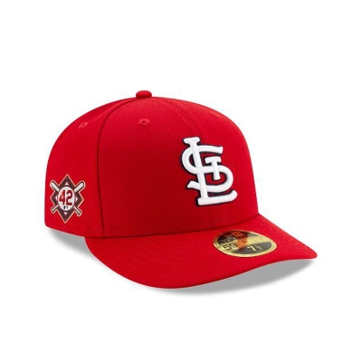 St. Louis Cardinals Gorra | New Era MLB Jackie Robinson Day Low Profile 59fifty Fitted Cap Mexico - Rojos